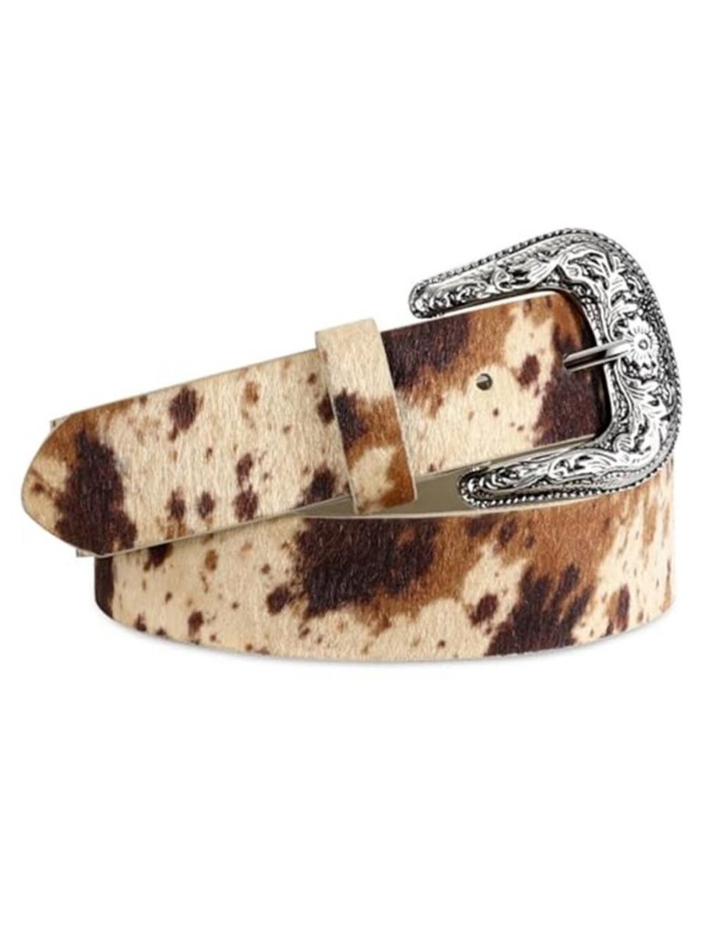 Adjustable Vintage Western Belts for Women Men Cowboy Cowgirl Belt Engraved